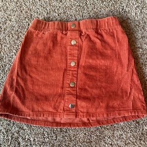 Girls corduroy skirt
